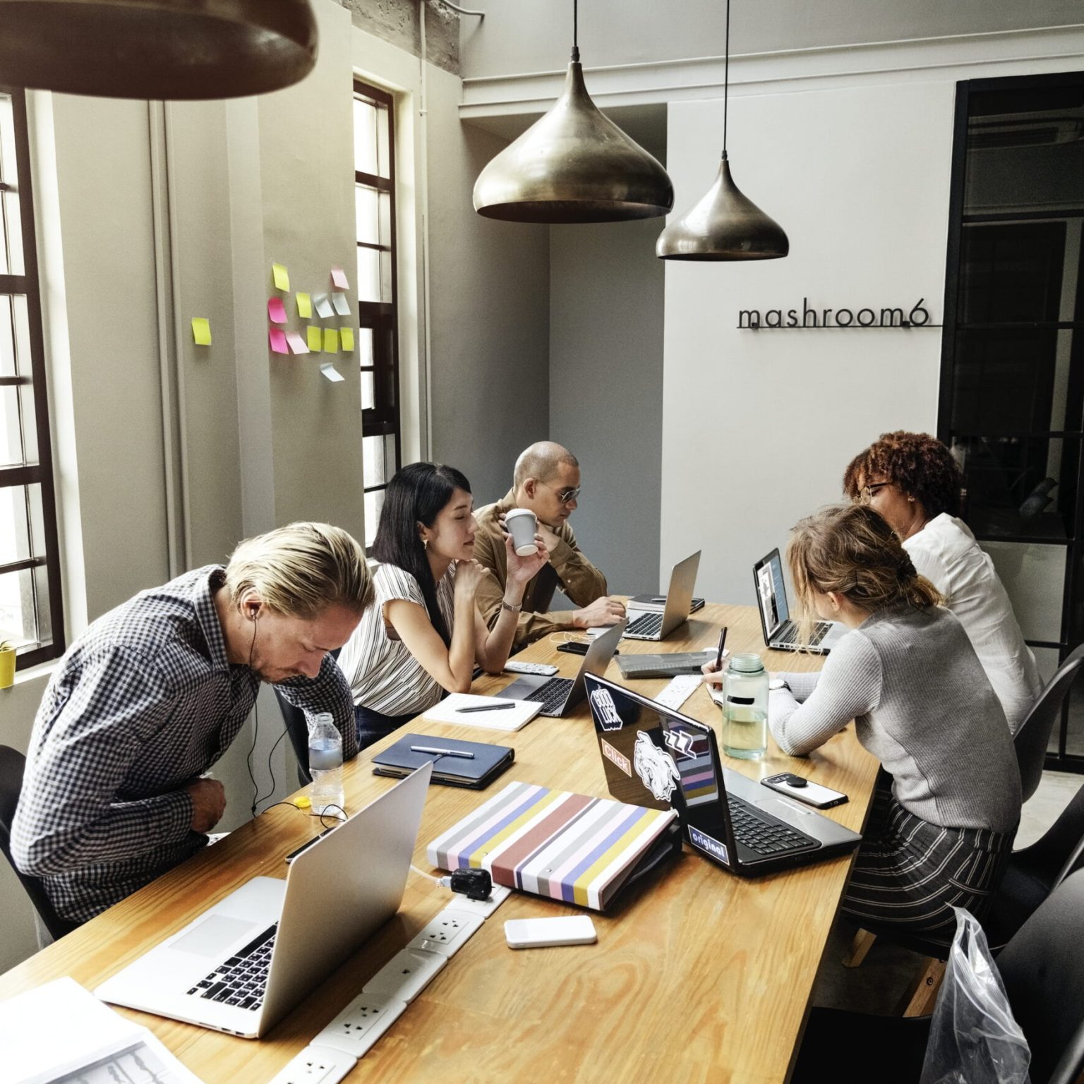 Group of diverse people having a business meeting Group of diverse people having a business meeting